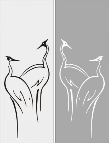Пескоструйный рисунок Птицы 12